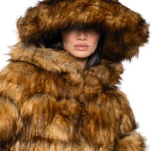 Luxurious Faux Fur Coat